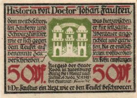 Német Birodalom / Weimari Köztársaság / Roda 1921. 10Pf + 25Pf + 50Pf (6x) 8 klf db, teljes sor T:I