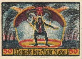 Német Birodalom / Weimari Köztársaság / Roda 1921. 10Pf + 25Pf + 50Pf (6x) 8 klf db, teljes sor T:I