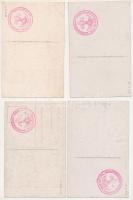 7 db régi művész képeslap hátoldalukon "A 148. Nagyboldogasszony cserkészcsapatok vigalmi bizot...