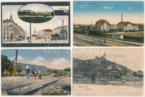 25 db RÉGI külföldi város képeslap vegyes minőségben / 25 pre-1945 mostly European town-view postcards in mixed quality