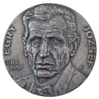 Képíró Zoltán (1944-1981) 1977. "Egry József 1883-1951 / Keszthely Város Nagyjai Sorozat IX. - MÉE Keszthely" ezüstpatinázott bronz emlékérem (60mm) T:AU  Adamo KE12