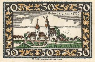 Német Birodalom / Weimari Köztársaság / Rheinsberg DN 25Pf (4x) + 50Pf (4x) + 75Pf (4x) 12 klf db, t...