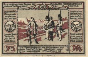 Német Birodalom / Weimari Köztársaság / Belgard DN 25Pf + 50Pf + 75Pf + 1M + 2M 5 klf db, teljes sor...