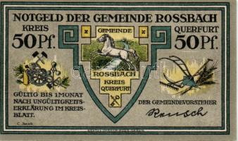 Német Birodalom / Weimari Köztársaság / Rossbach DN 50Pf (6x) 6 klf db, teljes sor T:I