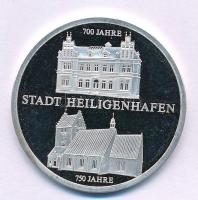 Németország 2005. Stadt Heiligenhafen / 1305-2005 jelzett Ag emlékérem (15,05g/0.999/36mm) T:PP fo., kis patina Germany 2005. Stadt Heiligenhafen / 1305-2005 hallmarked Ag commemorative medallion (15,05g/0.999/36mm) C:PP fo., small patina