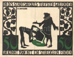 Német Birodalom / Weimari Köztársaság / Kitzingen 1921. 50Pf (6x) teljes sor T:I