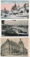 21 db RÉGI magyar város képeslap vegyes minőségben / 21 pre-1945 Hungarian town-view postcards in mixed quality