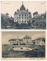 21 db RÉGI magyar város képeslap vegyes minőségben / 21 pre-1945 Hungarian town-view postcards in mi...