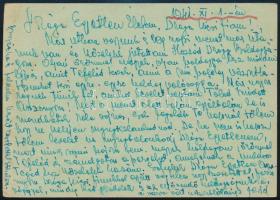 1941 Tábori posta levelezőlap, "Tábori Postahivatal 68" és "M. kir. 2. honvéd határva...
