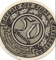 Német Birodalom / Weimari Köztársaság / Echartsberga 1921. 50Pf (3x) + 75Pf (3x) 6 klf db, teljes so...