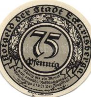 Német Birodalom / Weimari Köztársaság / Echartsberga 1921. 50Pf (3x) + 75Pf (3x) 6 klf db, teljes so...