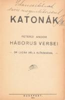 Kolligátum, 4 műből: 

Várnai Zseni: Katonafiamnak! Révész Béla bevezetőjével. Bp., 1914, Népszava...