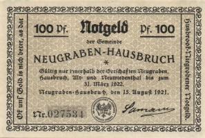 Német Birodalom / Weimari Köztársaság / Neugraben-Hausbruch 1921. 40Pf + 60Pf + 75Pf + 1M 4 klf db, ...