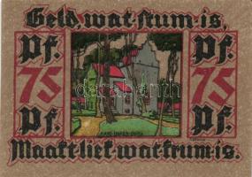 Német Birodalom / Weimari Köztársaság / Leer 1921. 25Pf + 50Pf (2x) + 75Pf (2x) + 100Pf 6 klf db, te...