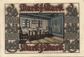 Német Birodalom / Weimari Köztársaság / Norddorf 1921. 25Pf + 50Pf + 75Pf + 1M 4 klf db, teljes sor ...