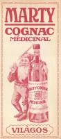Marty cognac médicinal számolócédula
