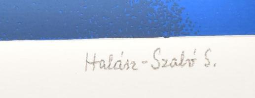Halász Szabó Sándor (1920-1997): Absztrakt formák. Szitanyomat, papír, jelzett művészpéldány (E.A.),...