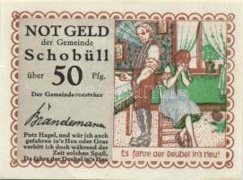 Német Birodalom / Weimari Köztársaság / Schobühl DN 50Pf (6x) 6 klf db, teljes sor T:I-