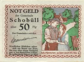 Német Birodalom / Weimari Köztársaság / Schobühl DN 50Pf (6x) 6 klf db, teljes sor T:I-