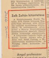 Költők aláírásai újságlapokon, kivágásokon (9 db): Ágh István, Bella István, Fodor András, Poós Zolt...