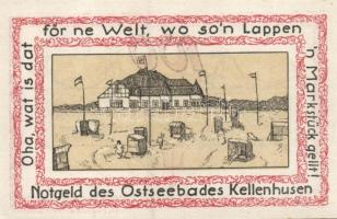 Német Birodalom / Weimari Köztársaság / Kellenhusen DN 25Pf + 50Pf + 75Pf + 100Pf 4 klf db, teljes s...