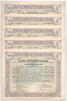 Budapest 1941. "4%-kal kamatozó állami nyereménykölcsön - államadóssági kötvény" 50P-ről (...