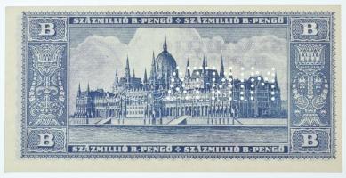 1946. 100.000.000BP "MINTA" perforációval T:AU Adamo P39