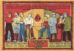 Német Birodalom / Weimari Köztársaság / Kiel 1921. 10Pf + 25Pf + 50Pf + 1M 4 klf db, teljes sor T:I-