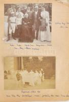 1896-1907 Budapest XII. kerület, Széchenyi-hegyi villa kertjében készült fotók, 21 db, vegyes méretb...