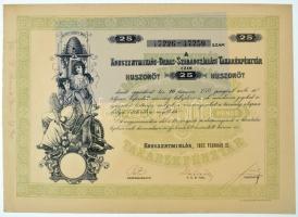 Kunszentmiklós 1926. "Kunszentmiklós-Dabas-Szabadszállási Takarékpénztár" részvénye 10P-rő...