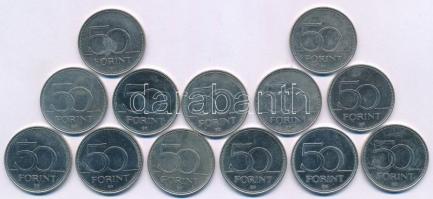 2004. 50Ft Cu-Ni "A Magyar Köztársaság az Európai Unió tagja" (2x) + 2005. 50Ft Cu-Ni "Gyermekmentő Szolgálat" (2x) + 2006. 50Ft "Parlament - 1956-os forradalom 50. évfordulója" + 2006. 50Ft "125 éves a Magyar Vöröskereszt" (3x) + 2007. 50Ft Cu-Ni "Római Szerződés" (2x) + 2016. 50Ft Cu-Ni "Hetvenéves a forint" (3x) T:AU,XF
