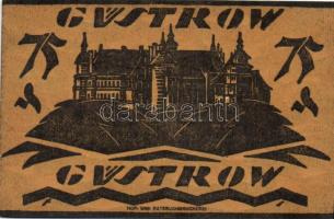 Német Birodalom / Weimari Köztársaság / Güstrov 1922. 50Pf (3x) + 75Pf (3x) + 100Pf (3x) 9 klf db, t...