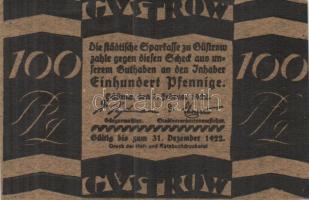 Német Birodalom / Weimari Köztársaság / Güstrov 1922. 50Pf (3x) + 75Pf (3x) + 100Pf (3x) 9 klf db, t...