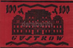 Német Birodalom / Weimari Köztársaság / Güstrov 1922. 50Pf (3x) + 75Pf (3x) + 100Pf (3x) 9 klf db, t...