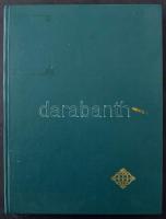 12 vastag fekete lapos nagyalakú berakó sötétzöld borítóval, néhány sor javított