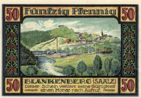 Német Birodalom / Weimari Köztársaság / Ziegenrück 1921. 50Pf (6x) 6 klf db, teljes sor T:I