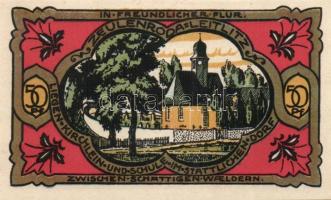 Német Birodalom / Weimari Köztársaság / Zeulenroda 1921. 50Pf (5x) + 75Pf (5x) 10 klf db, teljes sor...