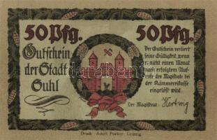 Német Birodalom / Weimari Köztársaság / Suhl DN 50Pf (4x) 4 klf db, teljes sor T:I