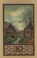 Német Birodalom / Weimari Köztársaság / Suhl DN 50Pf (4x) 4 klf db, teljes sor T:I