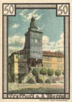 Német Birodalom / Weimari Köztársaság / Treffurt 1921. 50Pf (6x) 6 klf db, teljes sor T:I-