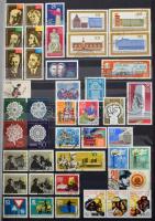 NDK 1966-1979 sorozatok párhuzamos postatiszta és bélyegzett gyűjteménye 30 lapos A4 Lindner luxus berakóban. Szép anyag!