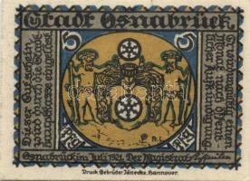 Német Birodalom / Weimari Köztársaság / Osnabrück 1921. 5Pf + 10Pf + 25Pf + 50Pf (6x) + 75Pf + 1M + ...