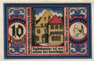 Német Birodalom / Weimari Köztársaság / Osnabrück 1921. 5Pf + 10Pf + 25Pf + 50Pf (6x) + 75Pf + 1M + ...