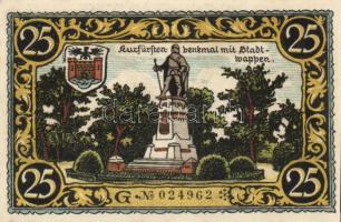 Német Birodalom / Weimari Köztársaság / Friesack 1921. 25Pf (3x) + 50Pf (3x) + 75Pf (3x) össz. 9 klf...