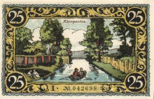 Német Birodalom / Weimari Köztársaság / Friesack 1921. 25Pf (3x) + 50Pf (3x) + 75Pf (3x) össz. 9 klf...