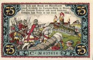 Német Birodalom / Weimari Köztársaság / Friesack 1921. 25Pf (3x) + 50Pf (3x) + 75Pf (3x) össz. 9 klf...