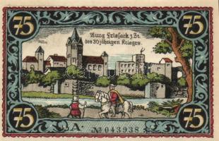 Német Birodalom / Weimari Köztársaság / Friesack 1921. 25Pf (3x) + 50Pf (3x) + 75Pf (3x) össz. 9 klf...