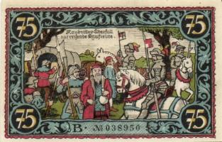 Német Birodalom / Weimari Köztársaság / Friesack 1921. 25Pf (3x) + 50Pf (3x) + 75Pf (3x) össz. 9 klf...