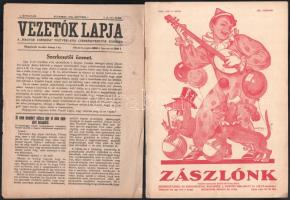 cca 1930 6 db klf cserkész újság: Vezetők lapja, Zászlónk, Diákkaptár, Cserkészfiúk, Magyar Cserkész