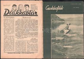 cca 1930 6 db klf cserkész újság: Vezetők lapja, Zászlónk, Diákkaptár, Cserkészfiúk, Magyar Cserkész